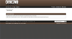 Desktop Screenshot of forum.catacombsnatch.net